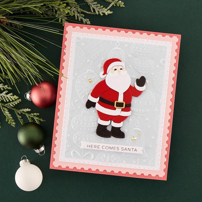 Spellbinders E3D-064 Vintage Ornaments 3D Embossing Folder from The Classic Christmas Collection - Image 3